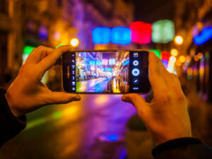 Telefonai su geriausiomis kameromis nakties fotografijai